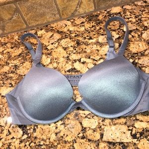 SPANX Push-up bra, 34B, gray.